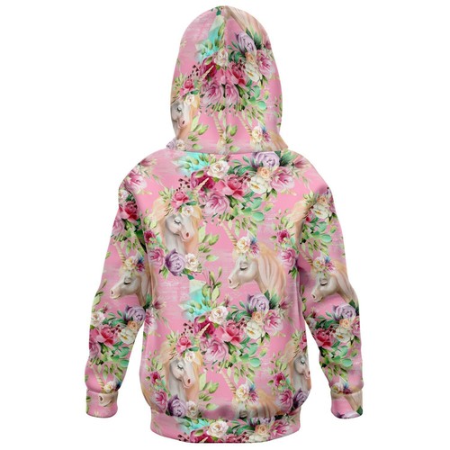 Unicorn Colorful Pink Children Kid's Hoodie Christmas Birthday Gift - Picture 2 of 5