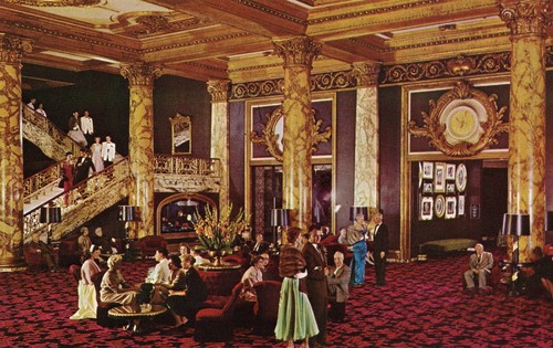 Interior View Fairmont Hotel Tower San Francisco California CA Postcard - 第 1/2 張圖片