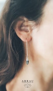 Sterling-Silver-or-Gold-Long-Threader-Labradorite-Point-Spike-Gemstone-Earrings
