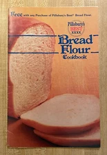 Vintage 1979 Color Pillsbury's Best Bread Flour Cookbook Dough Bread Recipe Book