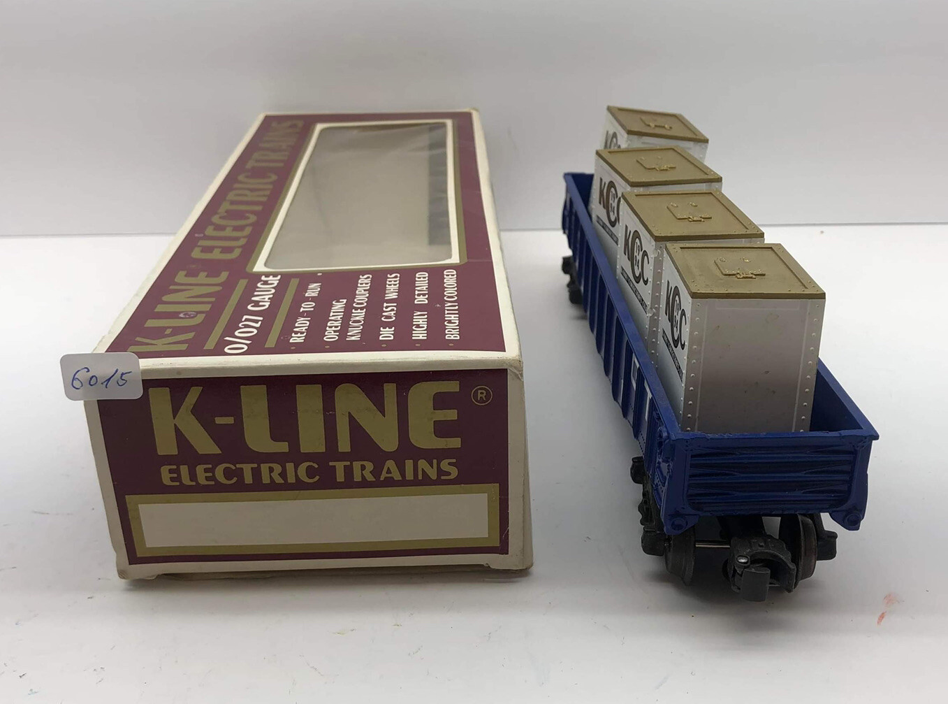 O Gauge KLine Electric Trains KCC Gondola Car Train W/Crates GTW No.K90005. eBay
