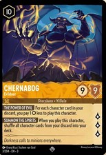 Disney Lorcana -Chernabog - Evildoer 3/204 - NON Foil Into the Inklands