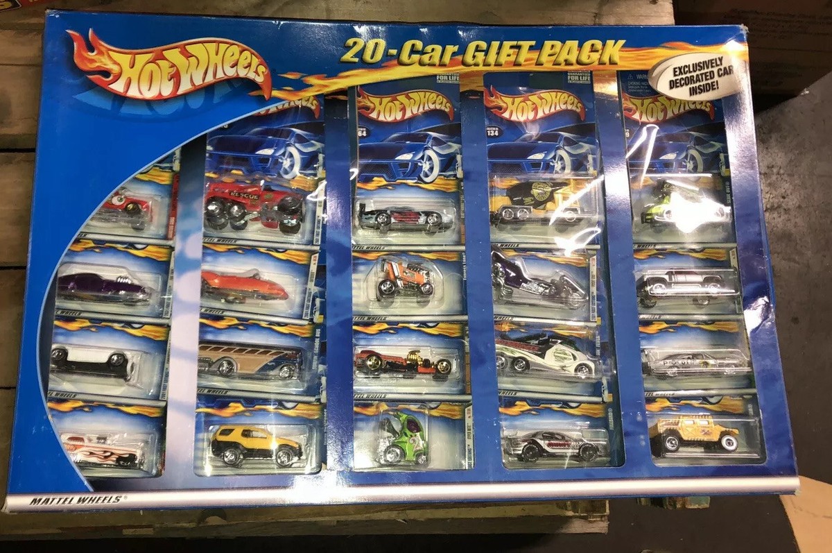 NEW Hot Wheels Mattel Wheels 20 Car Gift Set Die Cast 1:64