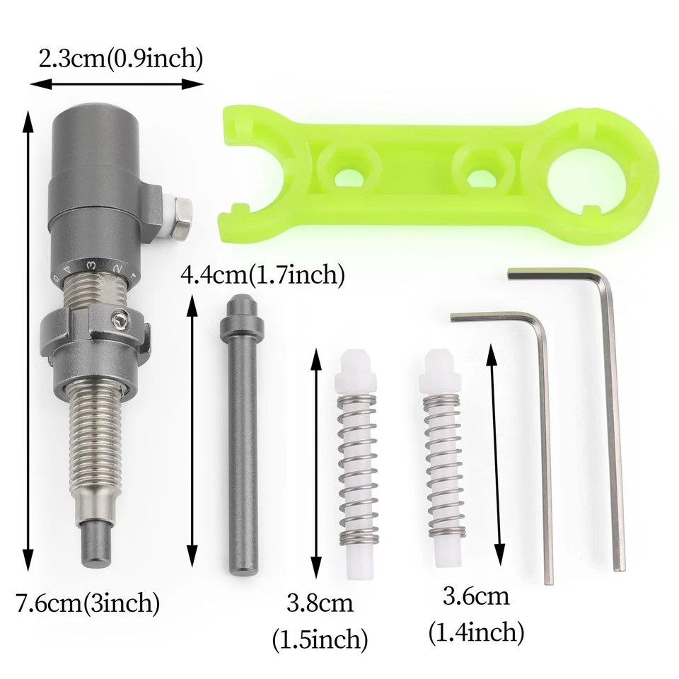 Magnetic Arrow Rest Cushion Plunger Set Archery Recurve Bow Shoot Target Hunting - Image 3 of 4