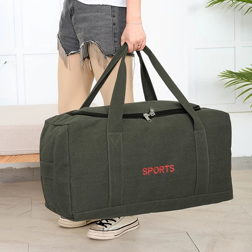 Große Oxford Reisetasche Fitnessstudio 45/60L wasserabweisend Gepäcktasche mit Gurt - Bild 49 von 49