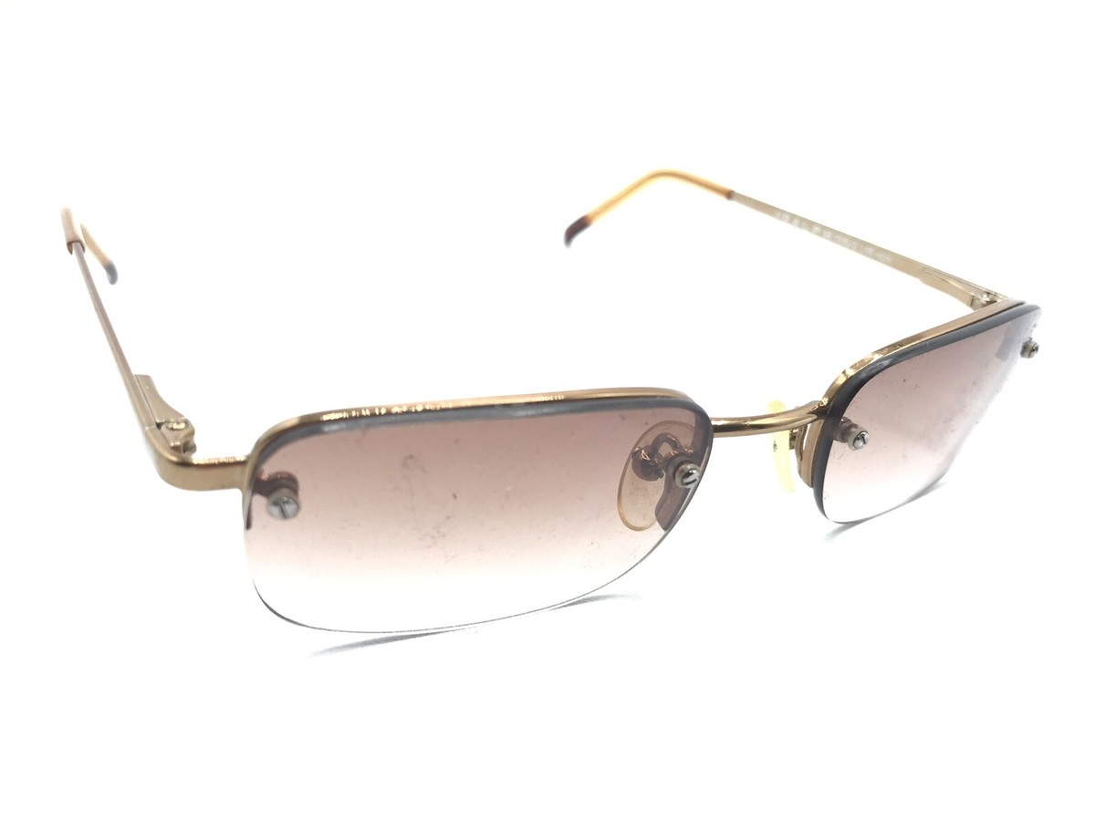 Ralph Lauren 7515/S L6E Brown Half Rim Rectangle Eyeglasses  display picture 1