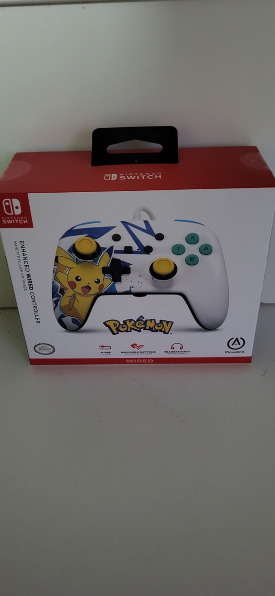 Power A Nintendo Switch Pokemon Pikachu Enhanced Wired New  Sealed