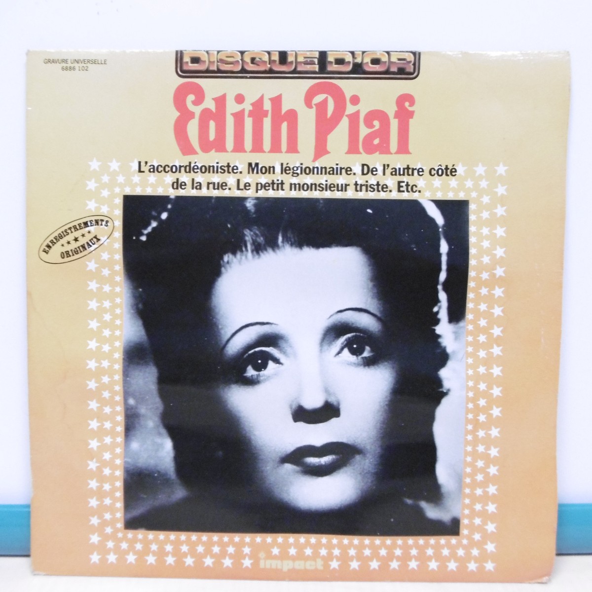 33T Edith PIAF Vinyle LP 12