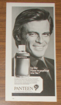 Seltene Werbung PANTEEN Vitamin-Haarwasser Pantene #2 1970