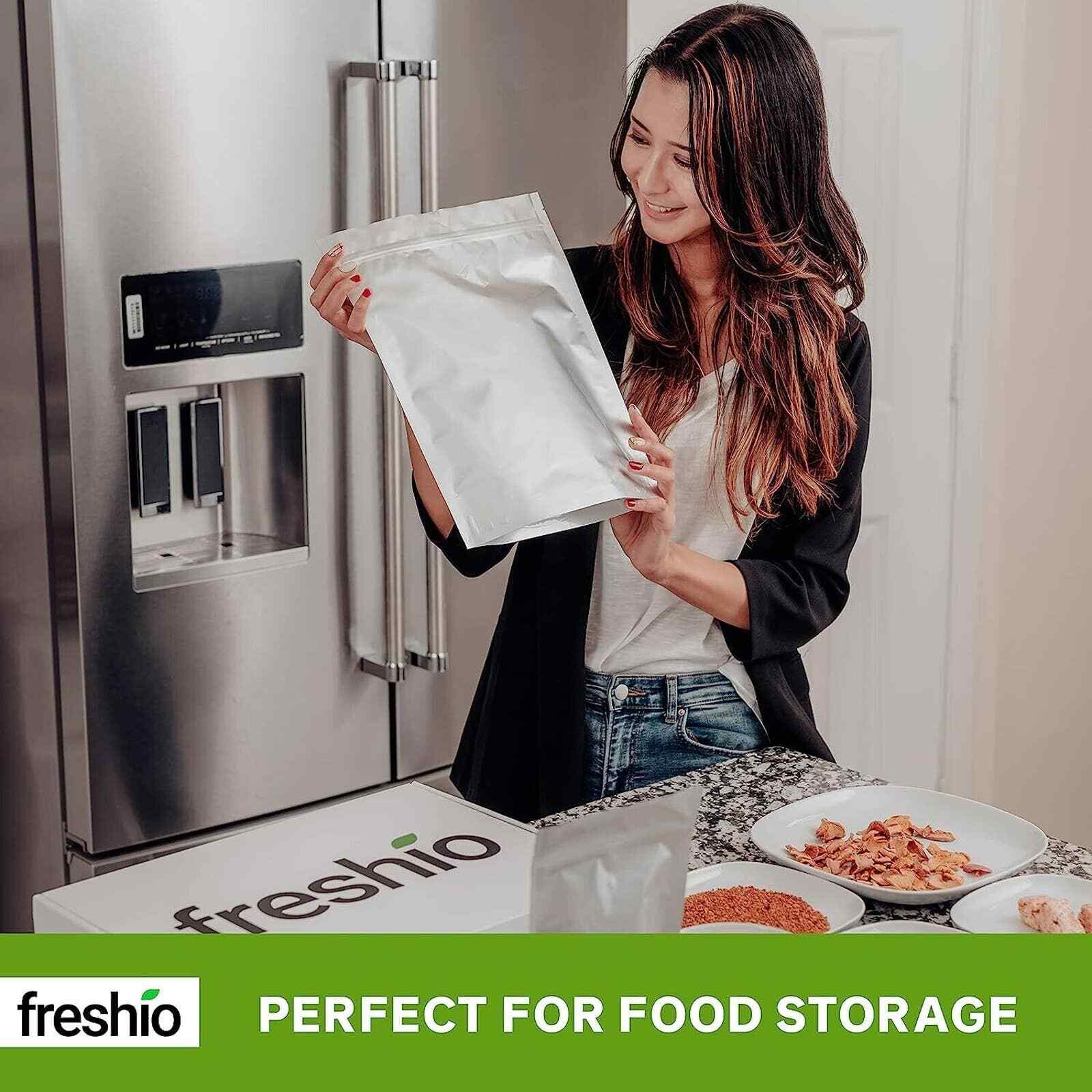 10Mil Extra thick Resealable Mylar Bags Food Storage 1Gallon Pack 25