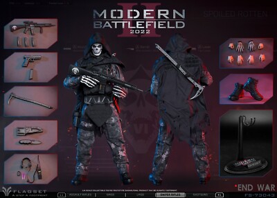 FS-73043 ゴースト 2.0版 1/6フィギュア FLAGSET FS73043 1/6 END WAR Death Squad Ghost 2.0 Action Figure