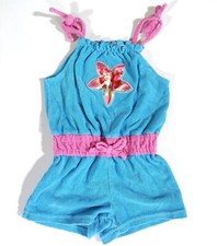 The Little Mermaid Swim Cover Up 3T Toddler Girls Towel Like Fabric Cute