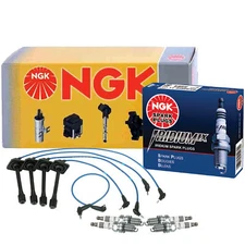 NGK Wire & 4 Iridium IX Platinum Spark Plugs Kit For Toyota Camry Celica RAV4 L4