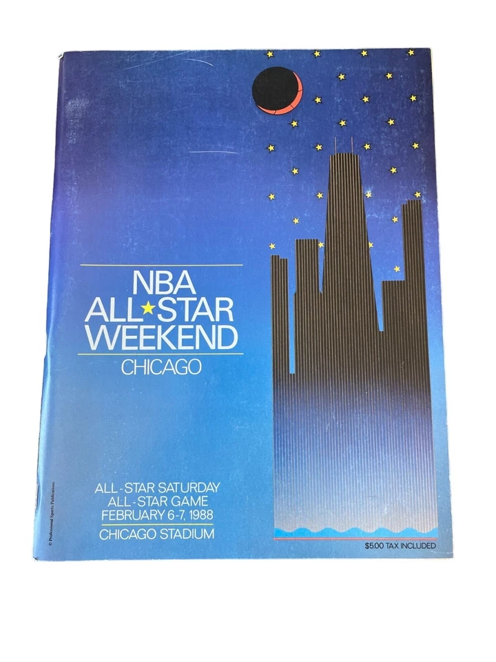 38th Annual NBA All Star Game Ticket Stub from February 7, 1988 Jordan MVP - Image 4 of 4
