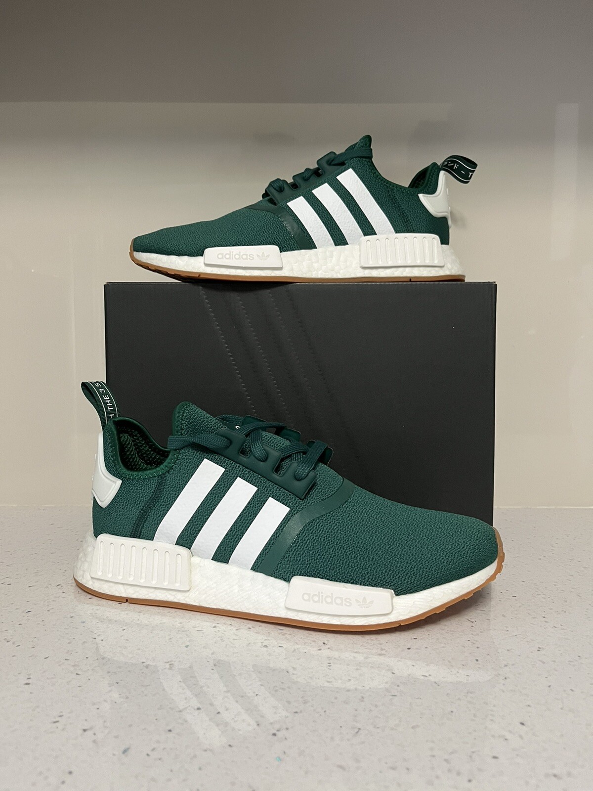 Adidas NMD_R1 SIZE 8US FX6788 “COLLEGIATE GREEN” (Reflective) | eBay