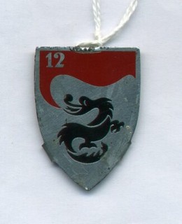 12° Régiment de Dragons. 1945. Fab. Allemande (L38)