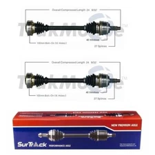 SurTrack Pair Set of 2 Rear CV Axle Shafts For BMW E36 323Ci 325i 328i 330Ci Z4