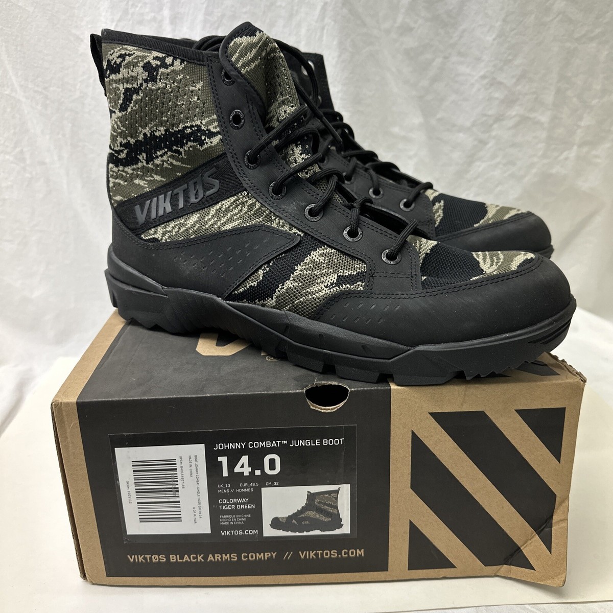 Viktos Men’s Green/White Johnny Combat Boots size 11 VIKTOS Men main image 3
