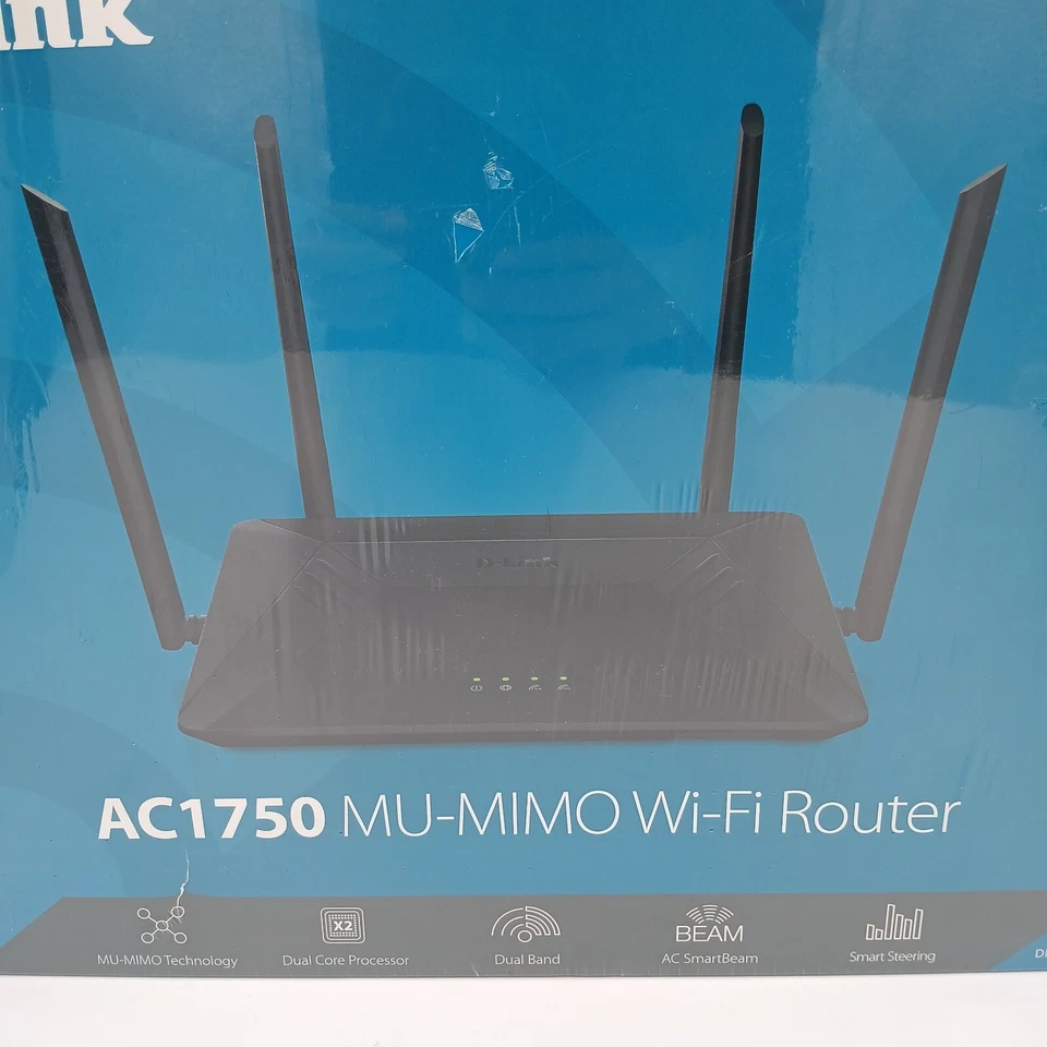 D-Link DIR-867 WIFI Router, AC1750 Dual Band MU-MIMO, 4K Online Gaming Sessions  - Image 2 of 4