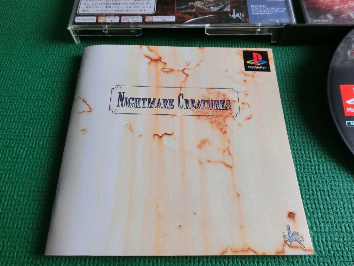 THE MONSTERS Playing Games シリーズ 未開封正規品 PS1 Nightmare Creatures Japan Import Sony Playstation 1 | eBay