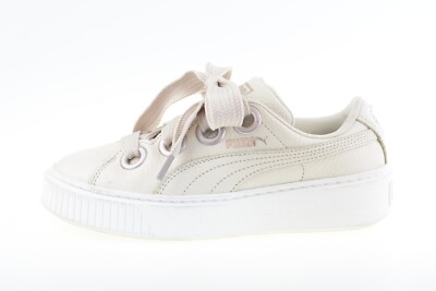 Puma Platform Kiss Leather Beige 366460-02 Damen Sneaker Gr. UK 3