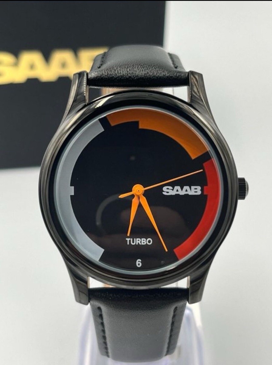 SAAB Turbo 腕時計 Saab Turbo Boost Gauge Watch - Brand New, Unused, Boxed