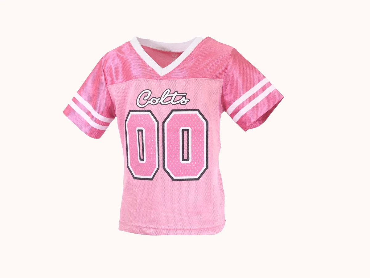 Indianapolis Colts Official NFL Apparel Baby Infant Girls Size Pink Jersey  New