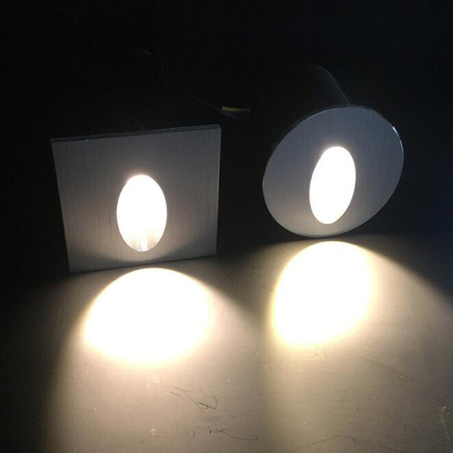 Outdoor 3W LED Wall Recessed Stage Step Lamp Junction Box Waterproof ...