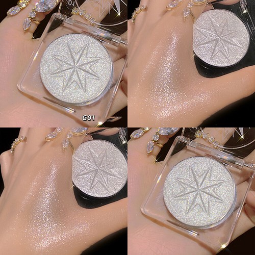 # Highlight Pearl Eye Shadow Beauty Cosmetics Monochrome Eye Shadow Sparkling - Foto 6 di 12