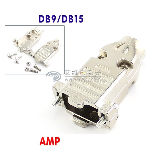 VGA BD9 Plug D-SUB Seriell RS232 Vergoldet Dummy Montage LötPlug Gehäuse - Afbeelding 23 van 23