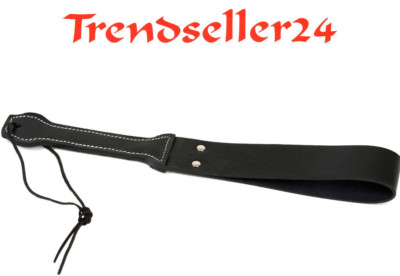 Paddel Leder Peitsche mit 2 Nieten Doppelpaddel