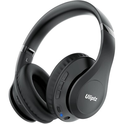Wireless Bluetooth Headphones 65H Playtime 6 EQ Modes HiFi Stereo with Mic