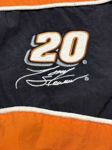 VTG Chase Authentics Orange Tony Stewart Jacket Signed by Tony Stewart on Back - Picture 2 of 19