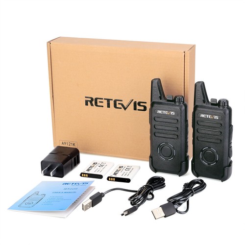 2Pack Retevis RT22S UHF Walkie Talkies Two Way Radios VOX Squelch Outdoor/School - Zdjęcie 4 z 12
