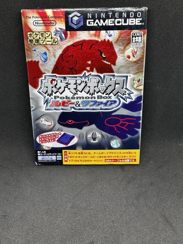TESTED Pokemon Box Ruby & Sapphire (Nintendo GameCube, 2003) US SELLER