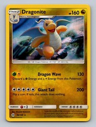 Dragonite 96/149 Sun & Moon Base Set Holo Rare