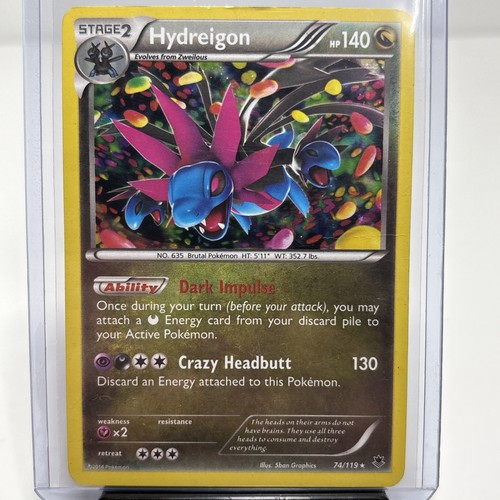 Hydreigon 74/119 Phantom Forces Pokemon Cosmos Holo Rare
