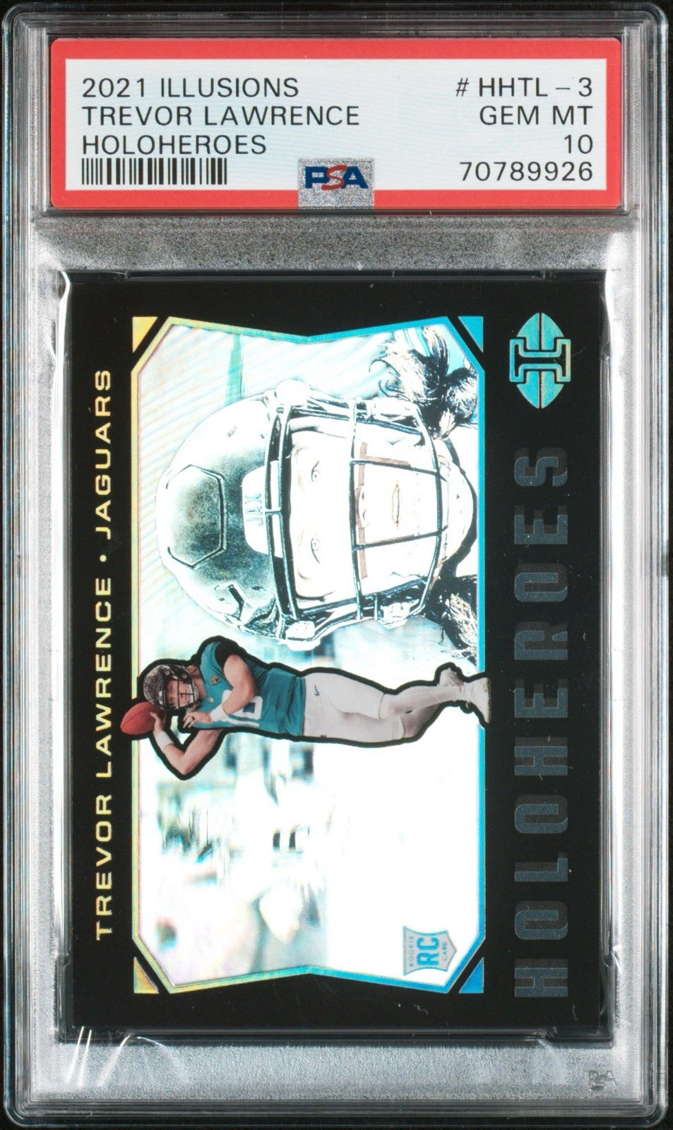 Trevor Lawrence Panini Illusions Holoheroes #HHTL3 Base