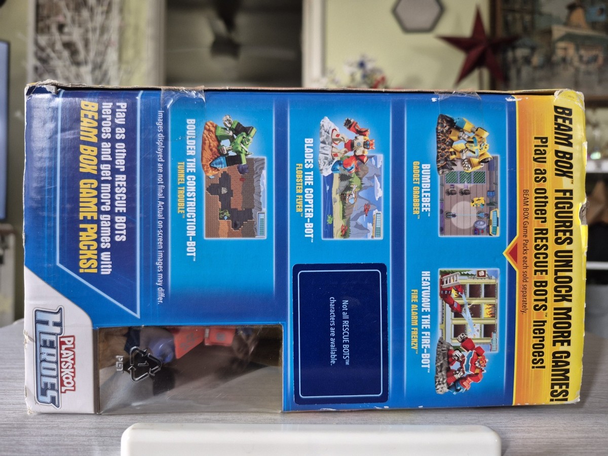 その他 Transformers Rescue Bots Beam Box Game Transformers Rescue Bots BUMBLEBEE & HEATWAVE Figure Beam