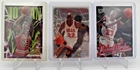 3 MICHAEL JORDAN CARDS 1996 ULTRA # 16 & # 143 ULTRA EFFORT & Z FORCE # 11 NM