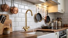 Unlacquered Solid Brass kitchen Faucet, Bar faucet, Sink Single Hole.
