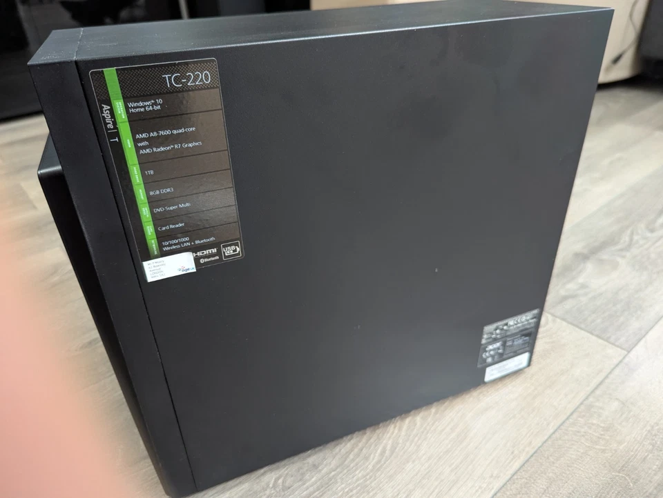 Acer Aspire TC-220 8 GB torre de escritorio PC fuente de alimentación + placa base (sin disco duro) Foto 2 de 4