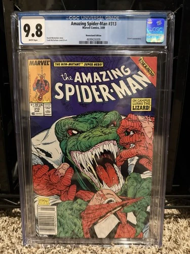 Amazing Spider-Man #313 Newsstand (March 1989) CGC 9.8