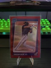 2021 Panini Donruss Optic - Rated Rookie Cristian Pache #31 Red Prizm (RC)
