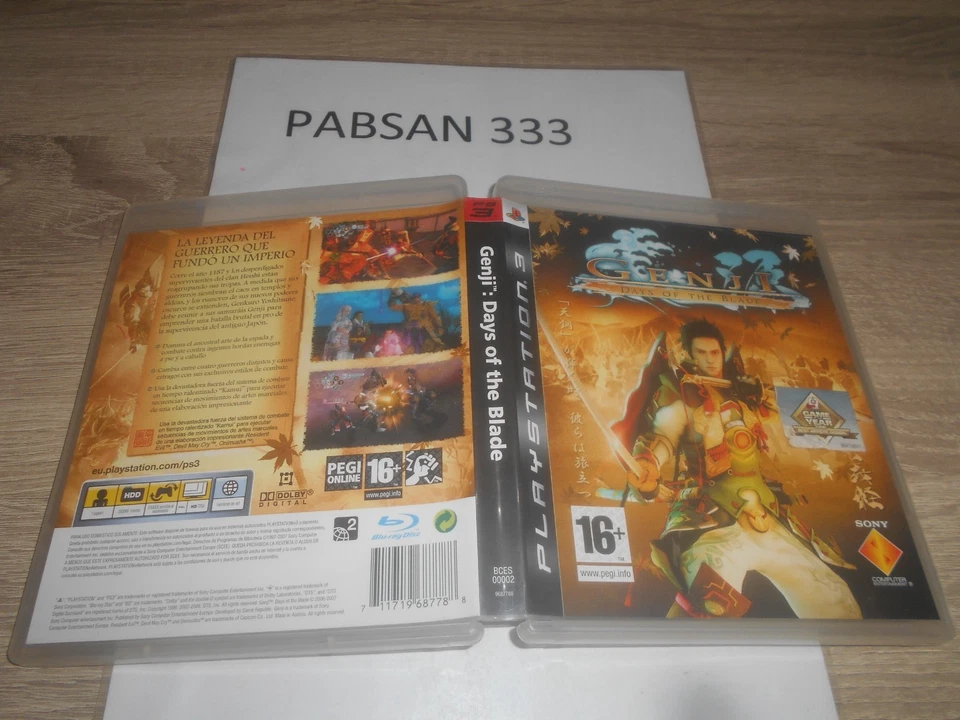 PS3 - GENJI - DAYS OF THE BLADE , PAL ESPAÑOL , COMPLETO, foto 2 de 5