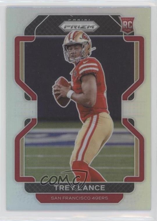 2021 Panini Prizm Rookie Silver Prizm Trey Lance #333 z4k