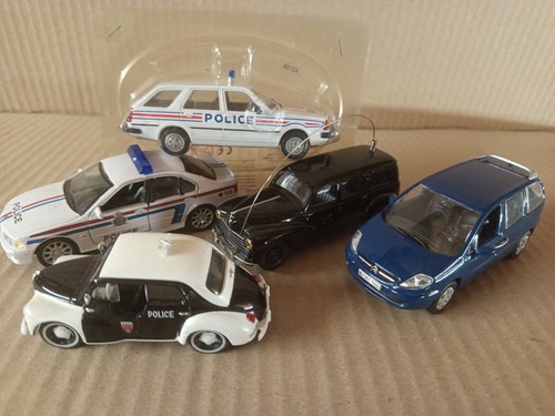 Lot Voitures De Police, Renault , Citroën , Bmw , Peugeot 1/43