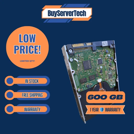 Hitachi HUS156060VLS600 600GB 15000RPM 3.5" SAS Hard Drive - Image 2 of 2