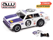 Auto World 2023 Rel. 3 Rally World Stage ' 70 Datsun 510 Fits AFX SC393