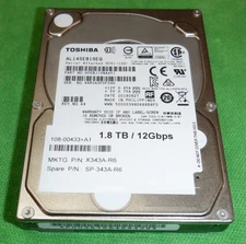 Toshiba 1.8TB 10K SAS 2.5" 12Gbps SERVER HARD DRIVE AL14SEB18EQ